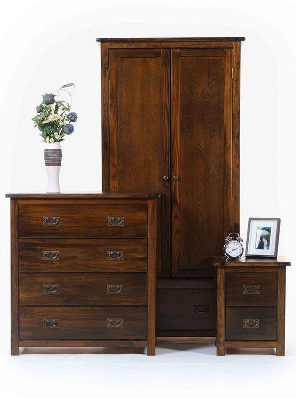 15 Inspirations Solid Dark Wood Wardrobes in