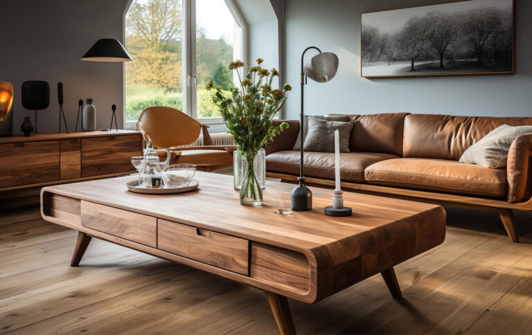 Why the Pierce Walnut Coffee Table is a Timeless Living Room Centerpiece