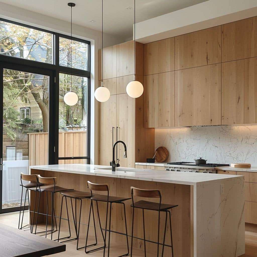 5 Space-Saving White Oak Kitchen Cabinets For Limited Spaces - Módulo21 ... in