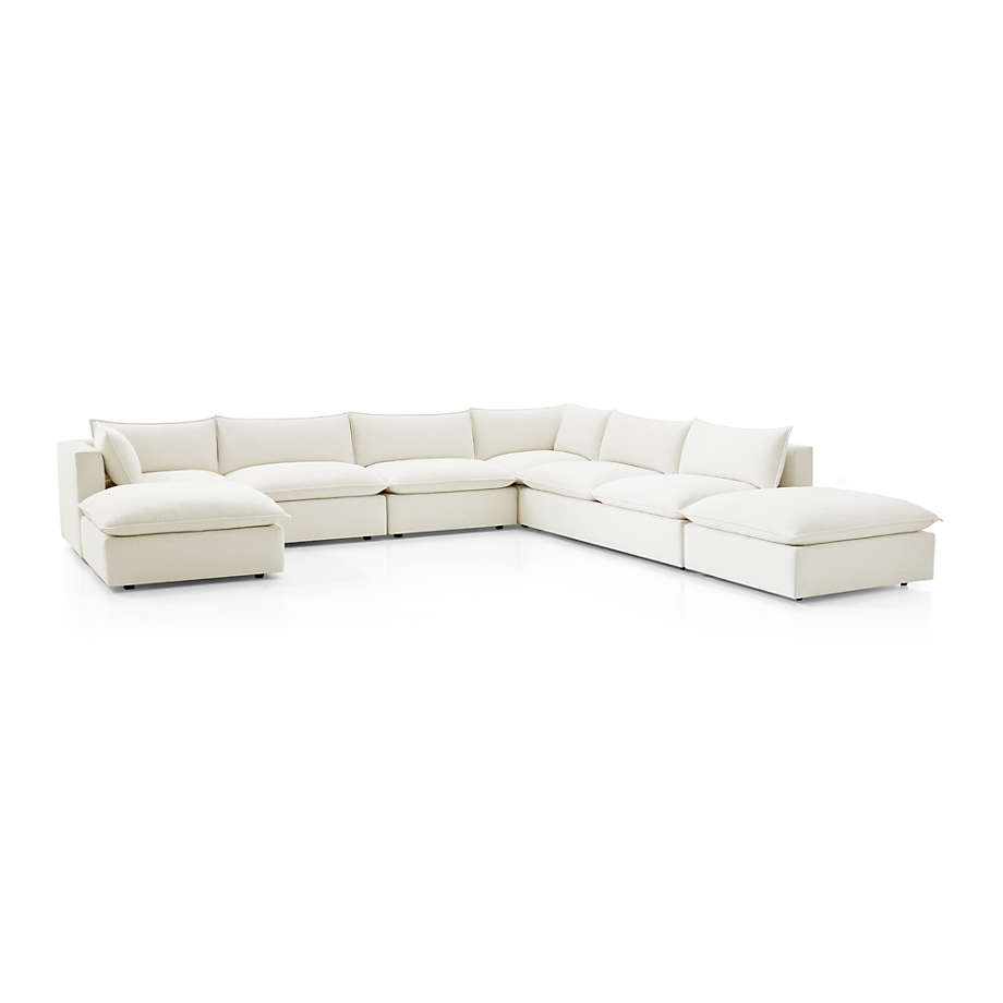 7 Piece Modular Sectional Sofa | Baci Living Room in How to Arrange a 7-Piece Modular Sectional for Maximum Impact