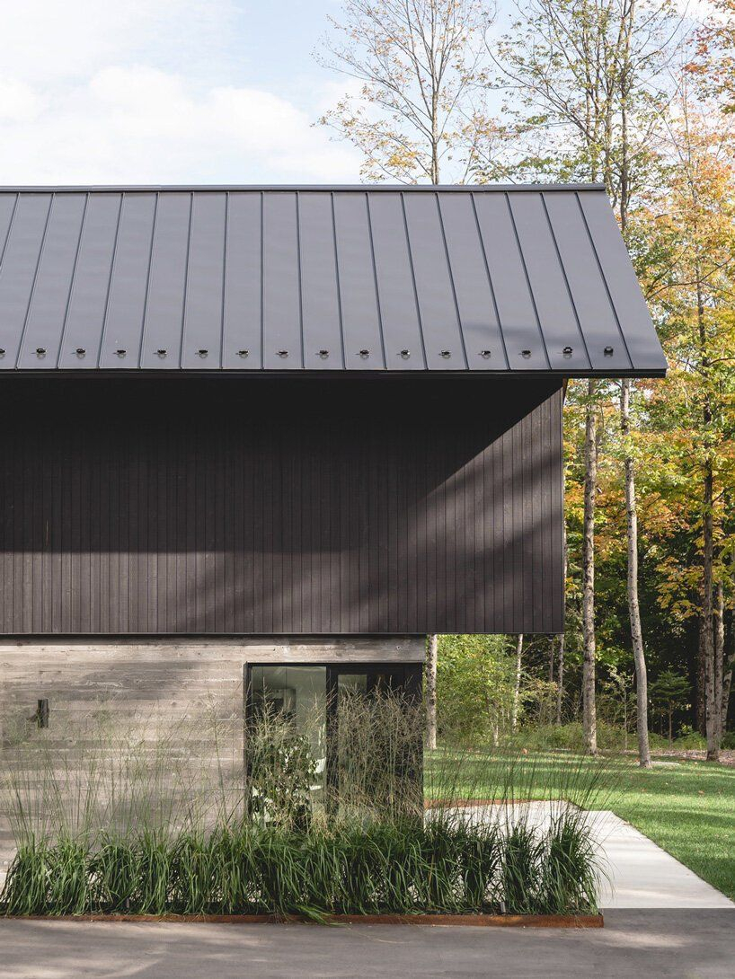 Alain Carle Architecte Combines Three Wooden Volumes Into &amp;#039;Koya&amp;#039; House ... for