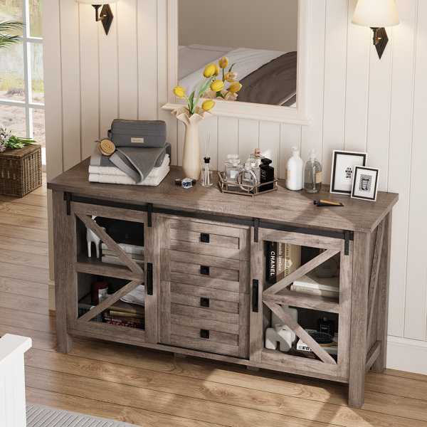 Beyond Storage Exploring the Aesthetic Versatility of Farmhouse Buffets with Sliding Doors