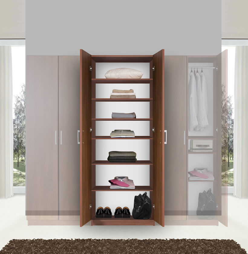 Bella Wardrobe Storage Armoire - Modern Wardrobe Storage - Contemporary ... for