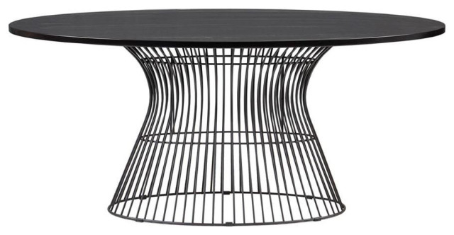 Black Oval Dining Table, Belen Kox - Contemporary - Dining Tables - By ... with