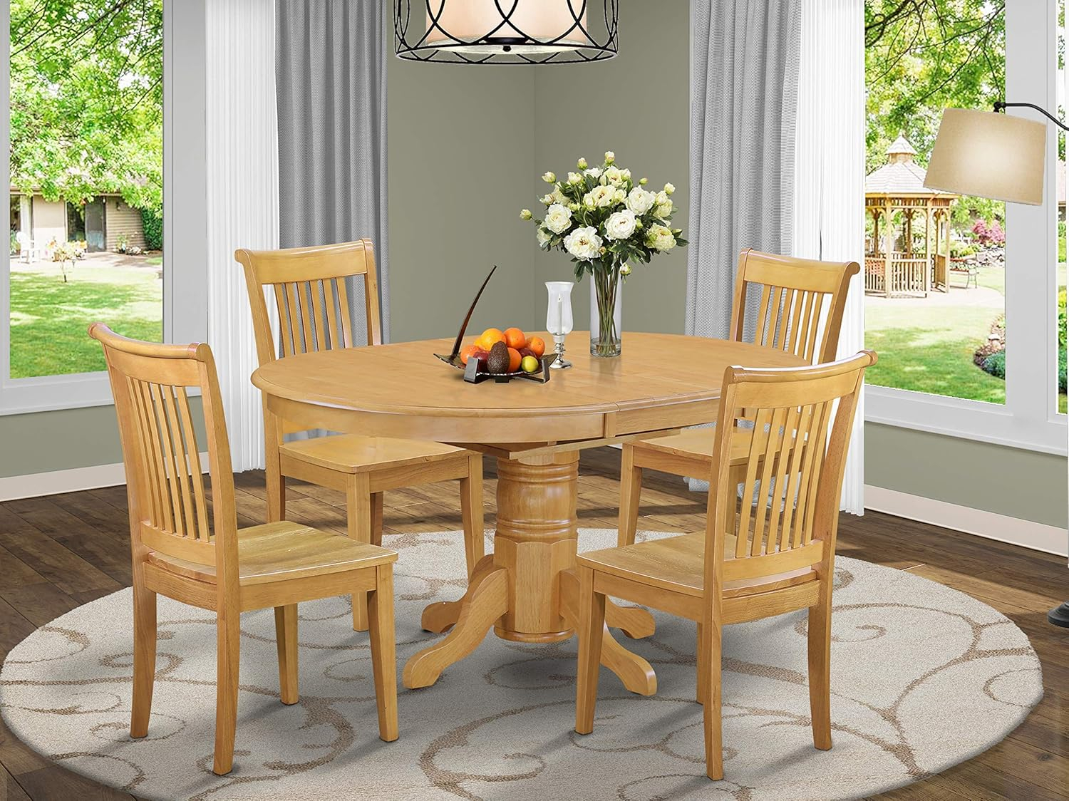 Styling Your Space with the Versatile East West Furniture Avon Oak Set