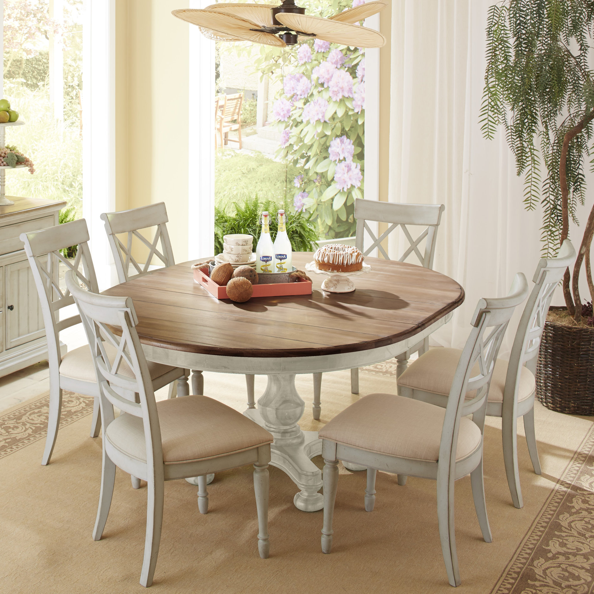 Styling Your 7-Piece Dining Set Linen White Table and Chairs