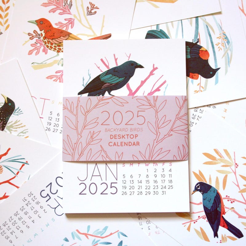 Desk Calendar - Etsy for Bringing Serenity Home The 2025 Artisan Ocean Waves Desk Calendar Unveiled