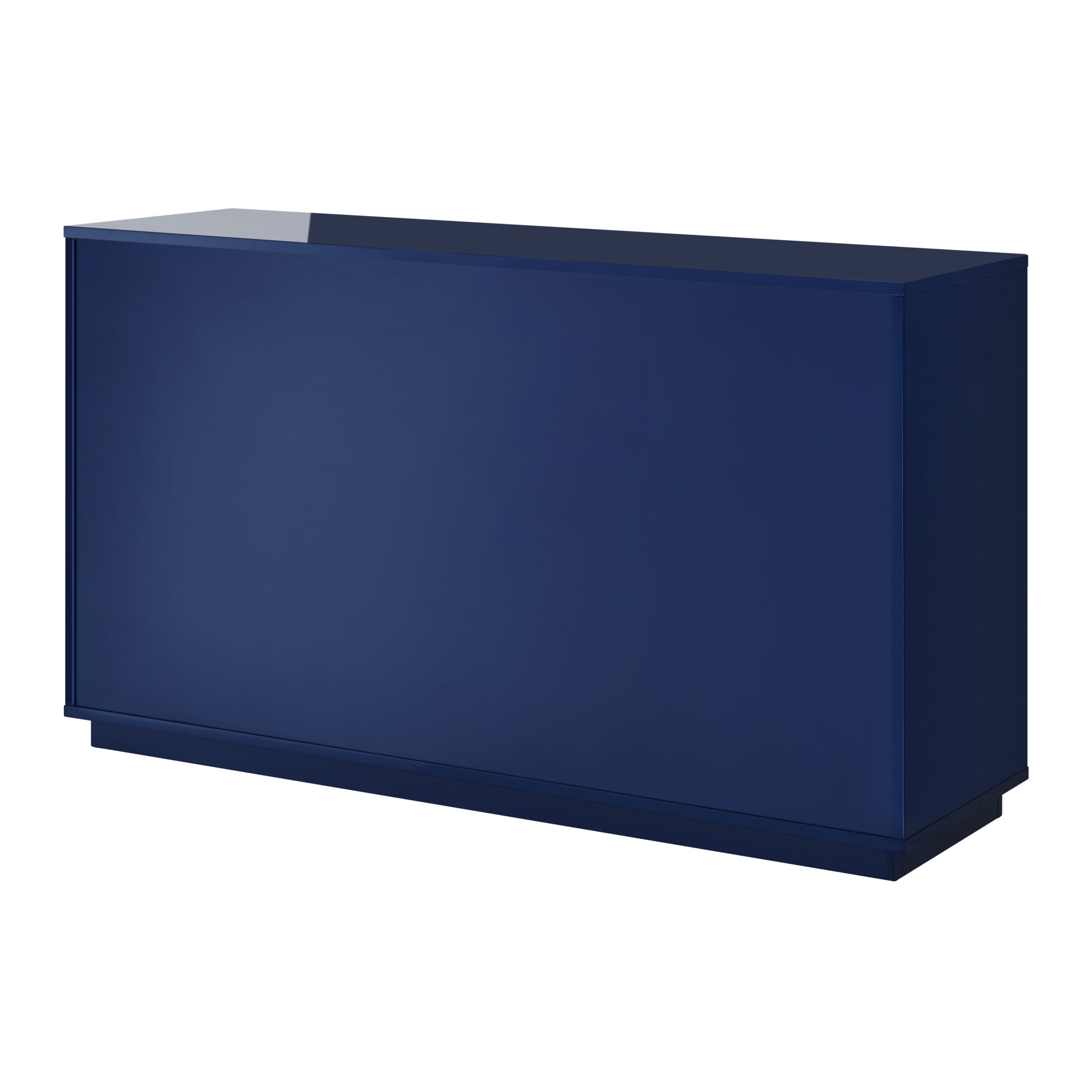 Eurø Style Furniture - The Right Design, The Right Price intended for Style and Storage The Tresero 65&amp;quot; Sideboard in High Gloss Deep Blue