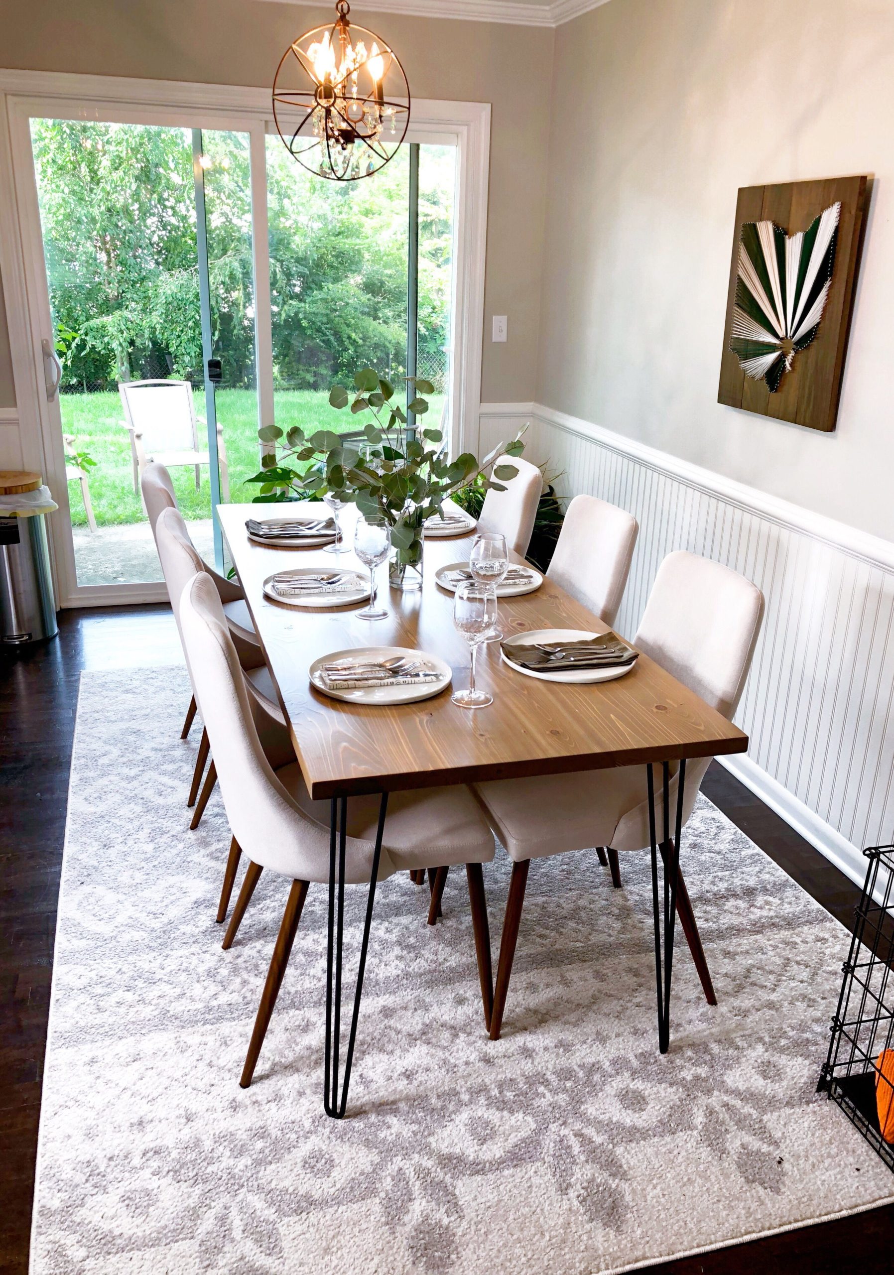 Styling Your Space with the Ashzo Hairpin Dining Table and Chairs