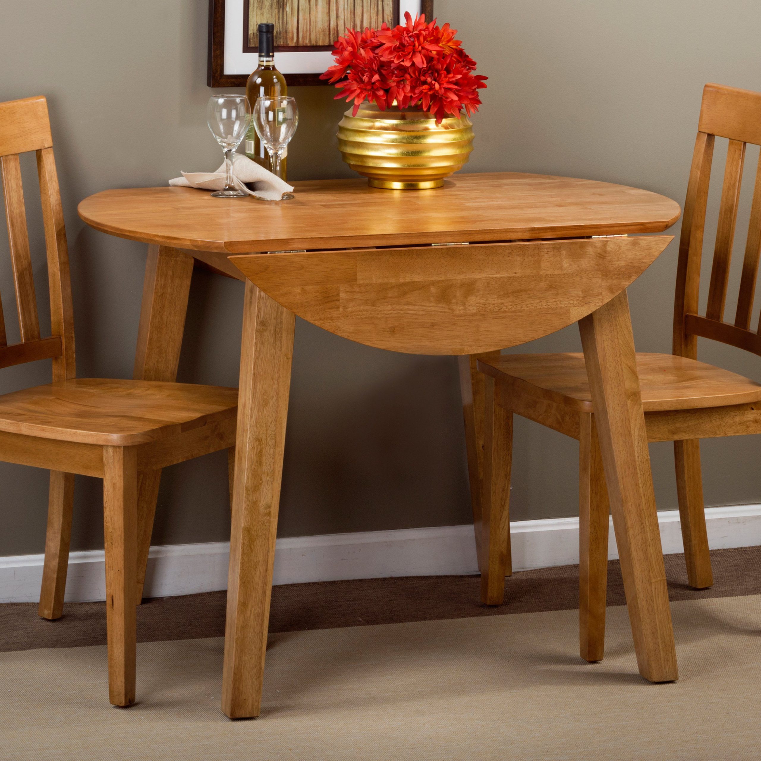 How To Choose The Right Drop Leaf Kitchen Table - Kitchen Ideas inside Why a Drop-Leaf Table Might Be Your Kitchen&amp;#039;s Perfect Solution