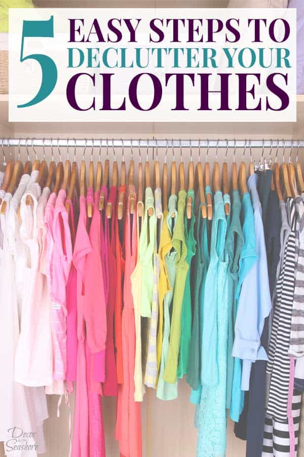 How To Declutter Your Clothes | Downsize Your Wardrobe Today! regarding