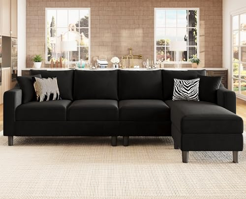 I Tested The Comfort And Style Of A Black Sectional Sofa With Chaise ... pertaining to