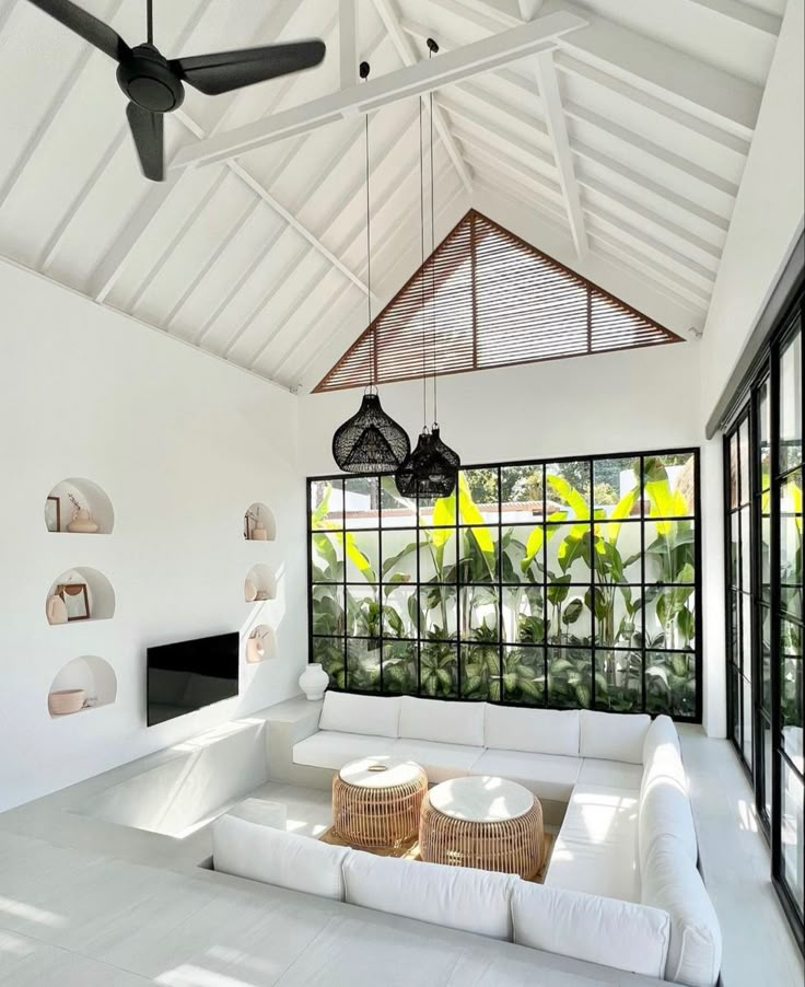 Incredible Living Room In Bali. | Sunken Living Room, Dream Home Design ... pertaining to A Room-by-Room Shopping Guide for Balinese Living Room Serenity