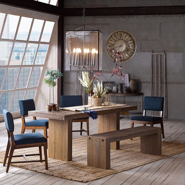 Ink+Ivy Monterey Dining Table (4.215 Hrk) Liked On Polyvore Featuring ... regarding