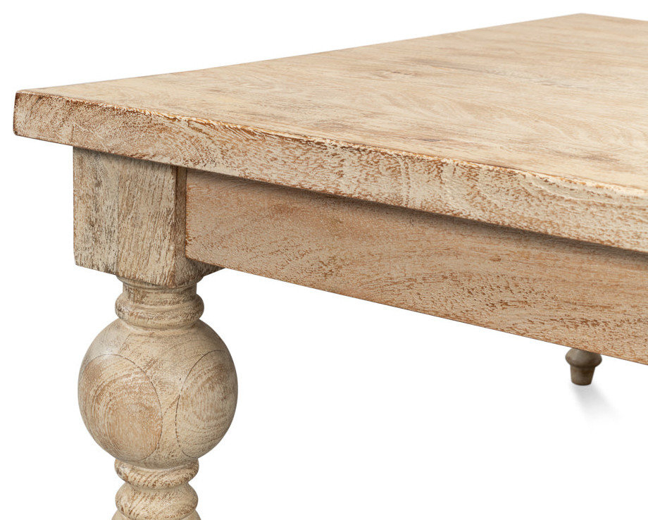 Jocelyn Square Coffee Table - French Country - Coffee Tables - By ... with regard to