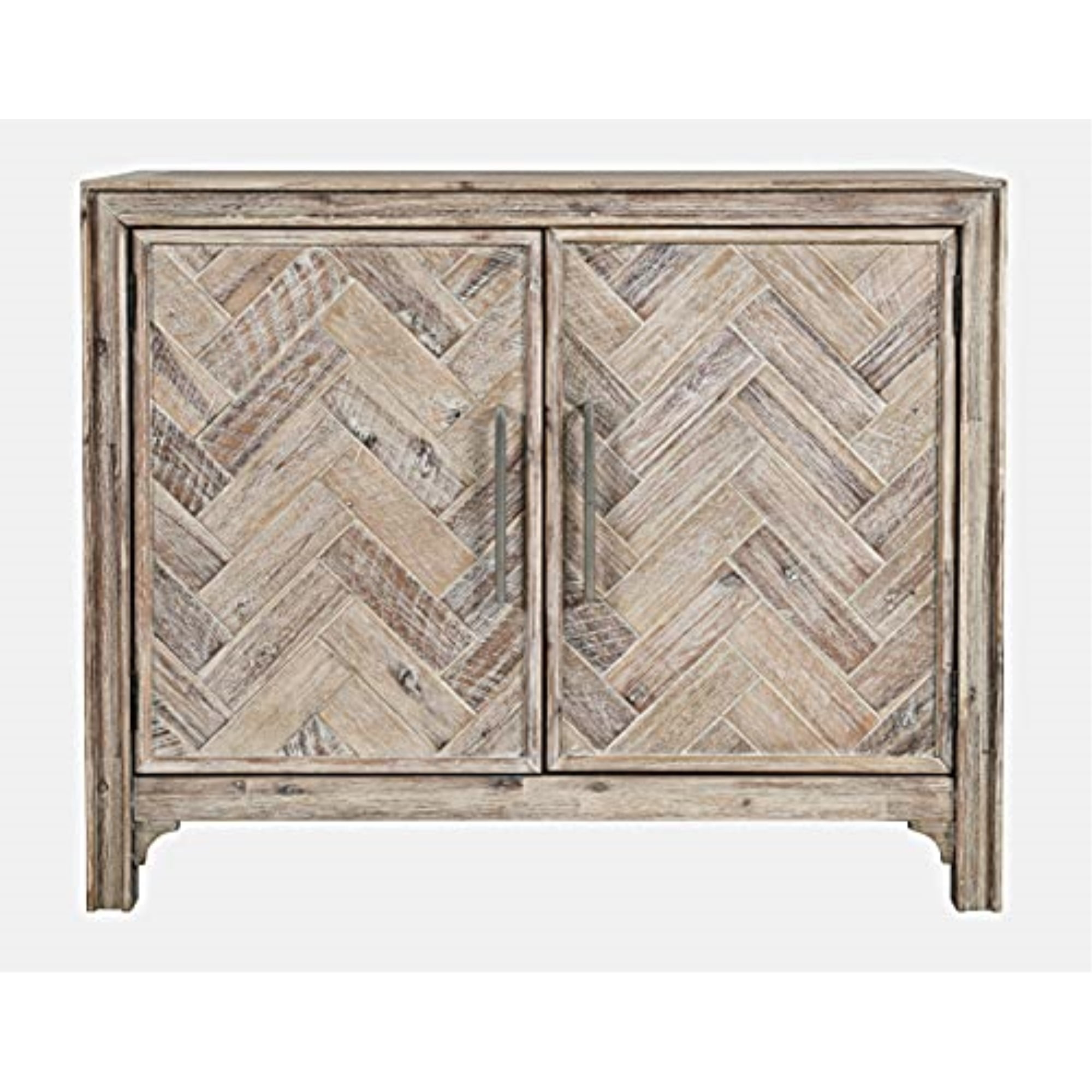 Jofran Gramercy Mid-Century Modern Chevron Two Door 40&amp;quot; Accent Chest ... in A Closer Look at the Gramercy Mid-Century Modern Chevron Four Door Cabinet
