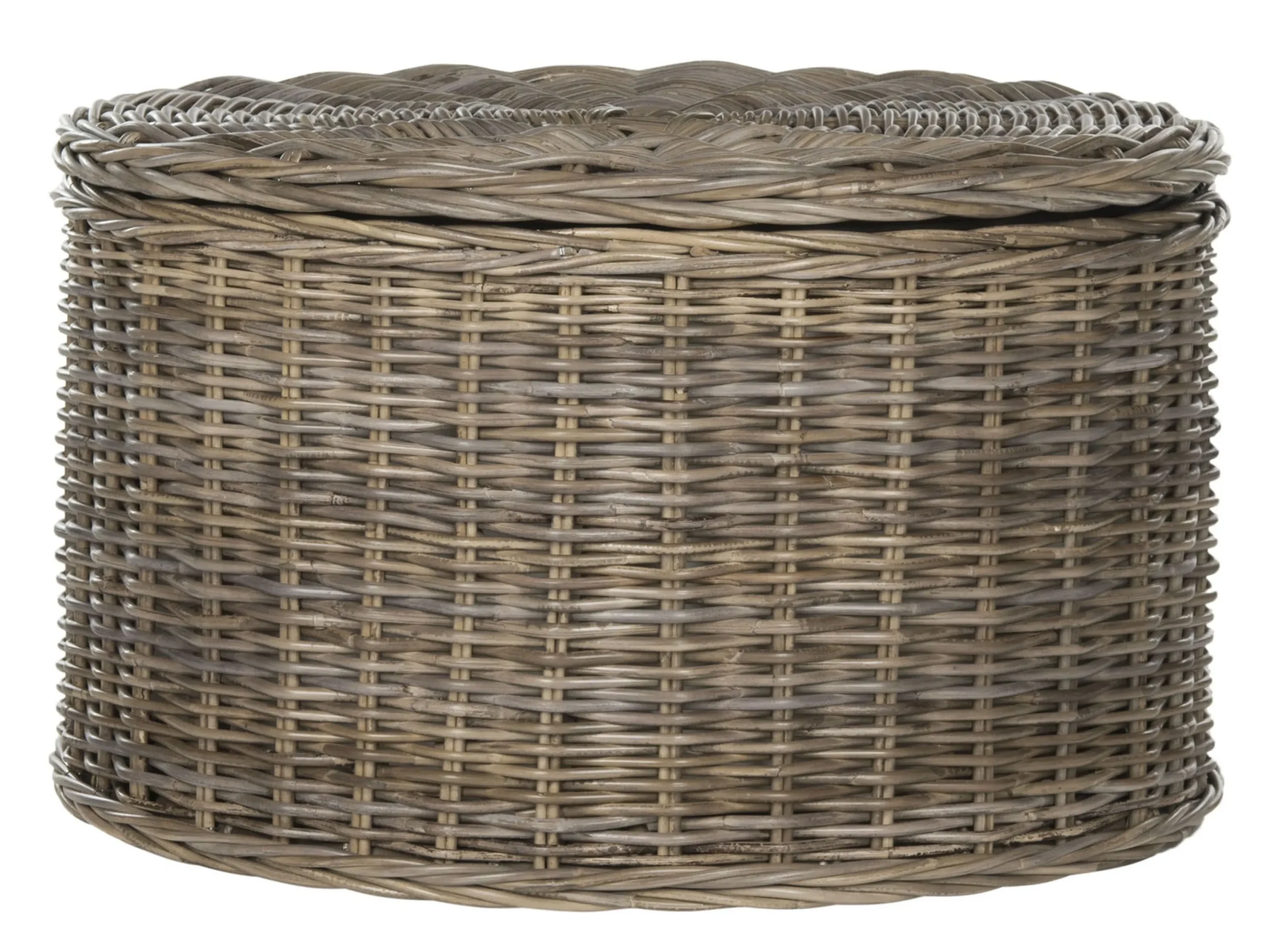 Klarysa Wicker Storage Coffee Table | Raymour &amp;amp;Amp; Flanigan intended for Integrating the Safavieh Klarysa White Washed Coffee Table into Your Interior Design