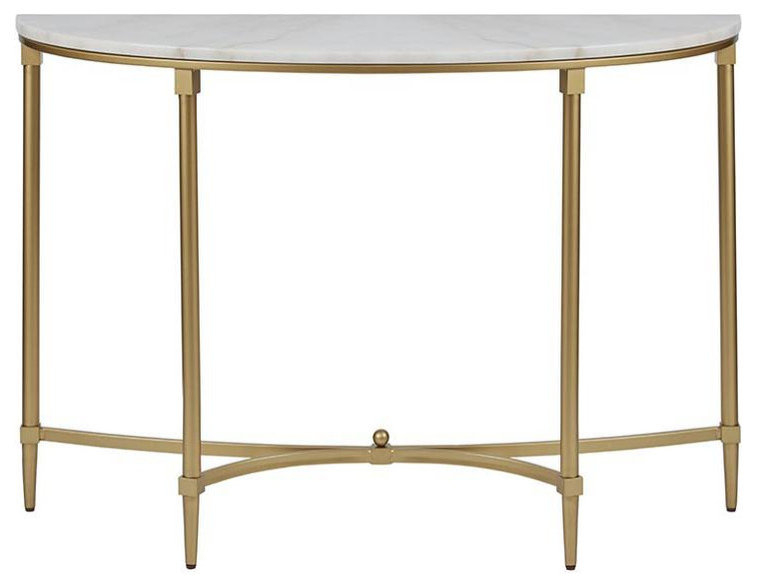 Marble Gold Console Table, Belen Kox - Contemporary - Coffee Tables ... intended for Belen Kox Cocktail Table A Timeless Addition to Your Home Decor
