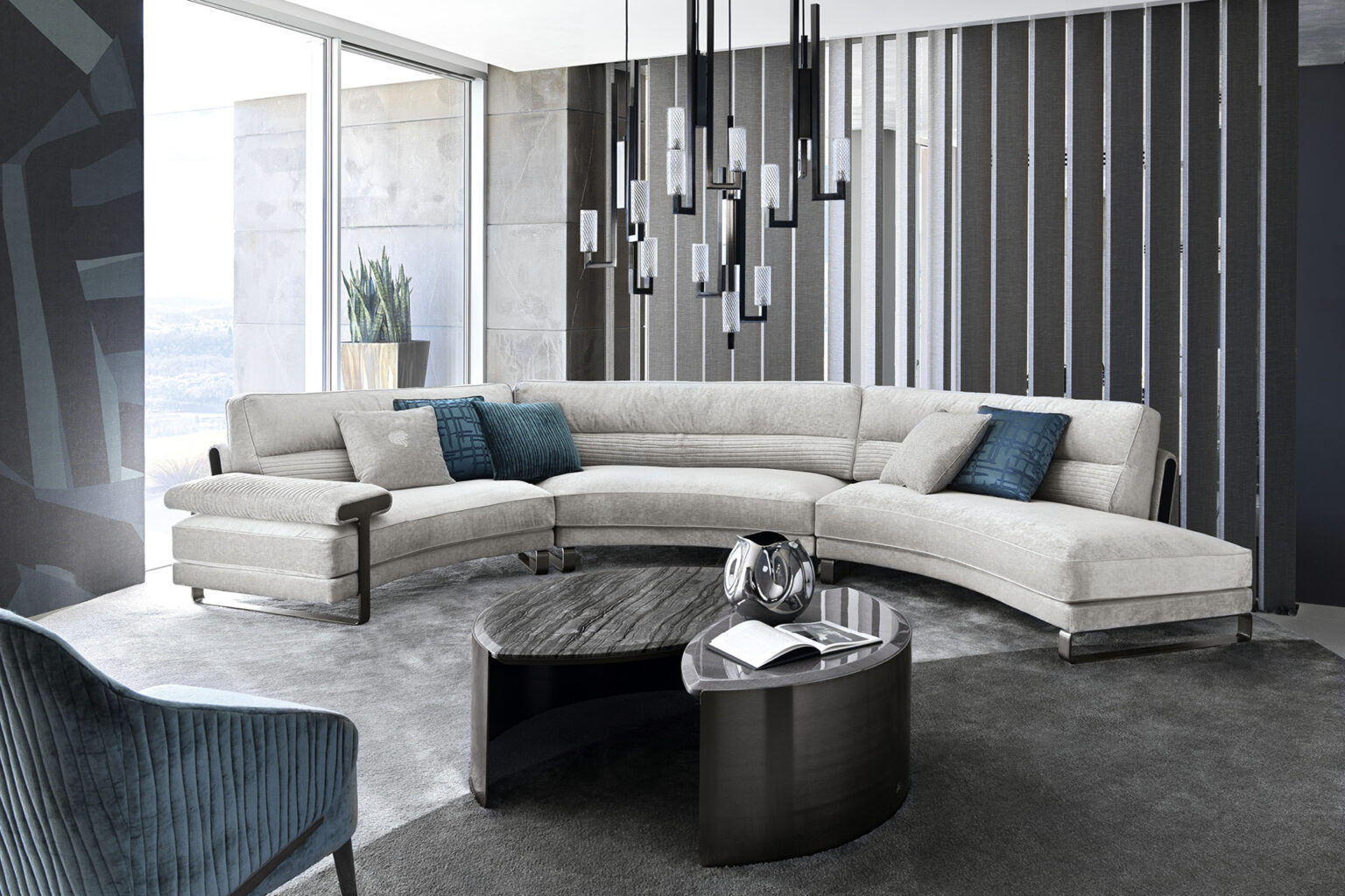 Mirage Sectional Sofa | Giorgio Collection in The Art of Arrangement Styling Your Mirage Mist Sectional and Tables