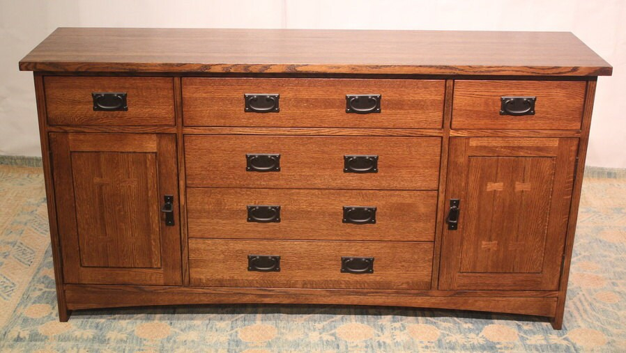 Beyond Storage What Makes the 70" Mission Oak Sideboard a Coveted Piece