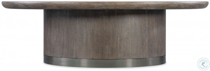Modern Mood Dark Brown Round Cocktail Table From Hooker | Coleman Furniture within The Enduring Appeal of the Cascade Dark Brown Round Cocktail Table