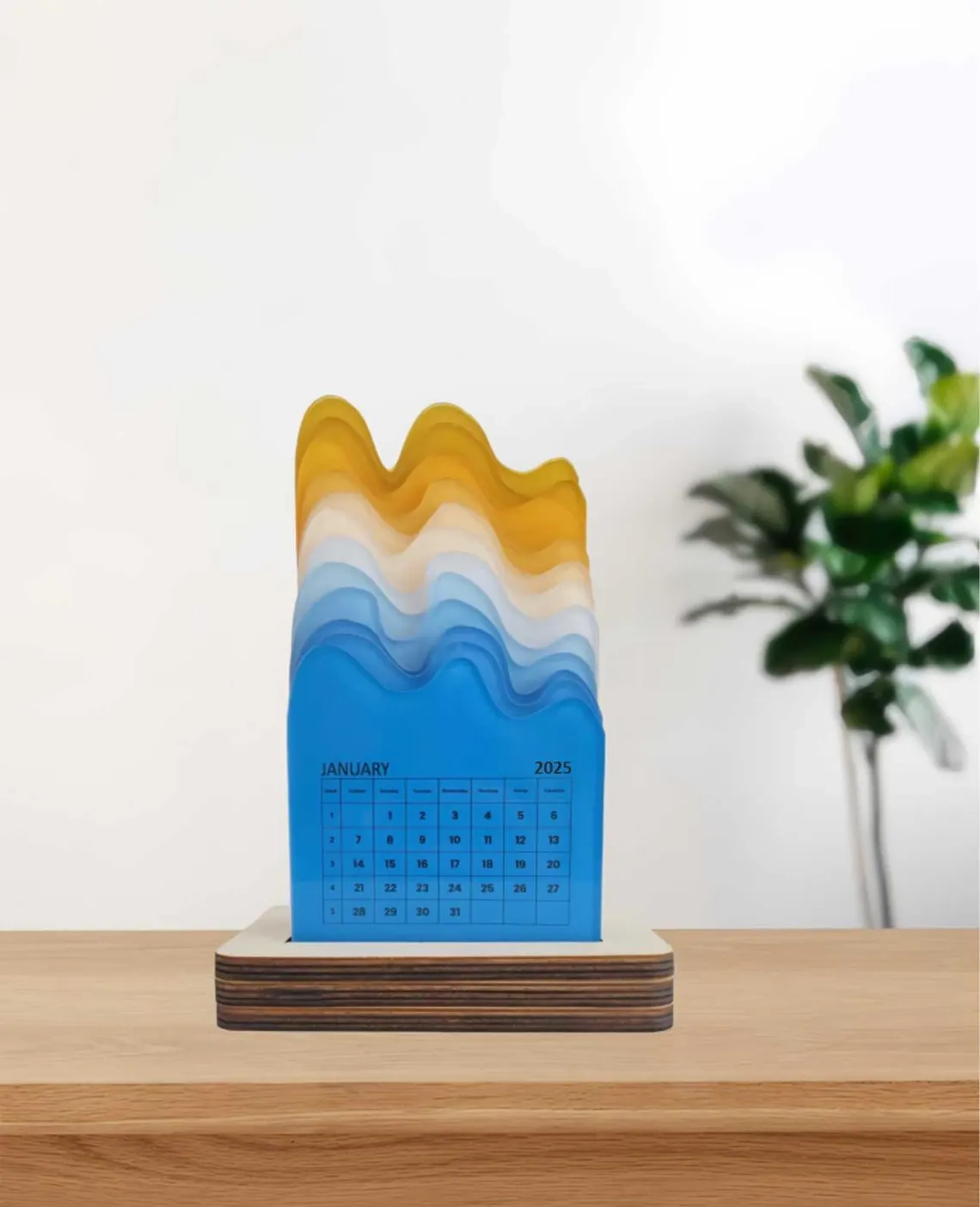 Bringing Serenity Home The 2025 Artisan Ocean Waves Desk Calendar Unveiled