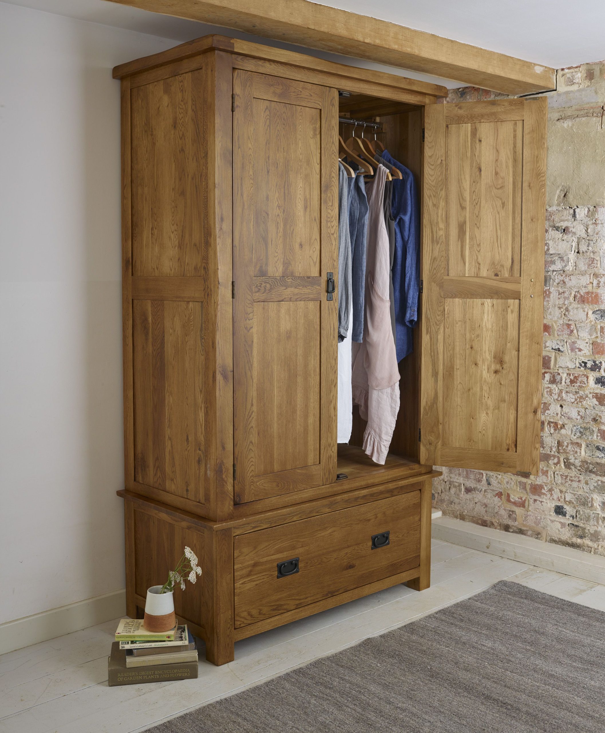 Caring for Your Dark Rustic Solid Wood Wardrobe A Lasting Investment
