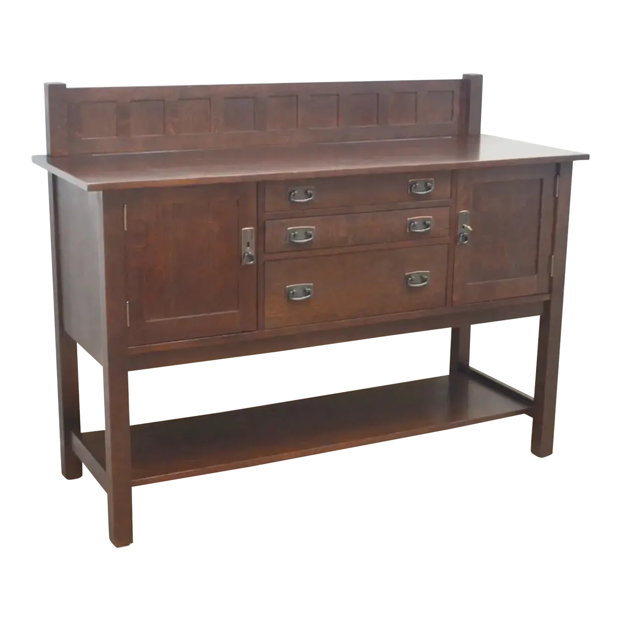 Stickley Arts &amp;amp;Amp; Crafts Mission Oak Sideboard | Chairish with regard to Beyond Storage What Makes the 70&amp;quot; Mission Oak Sideboard a Coveted Piece