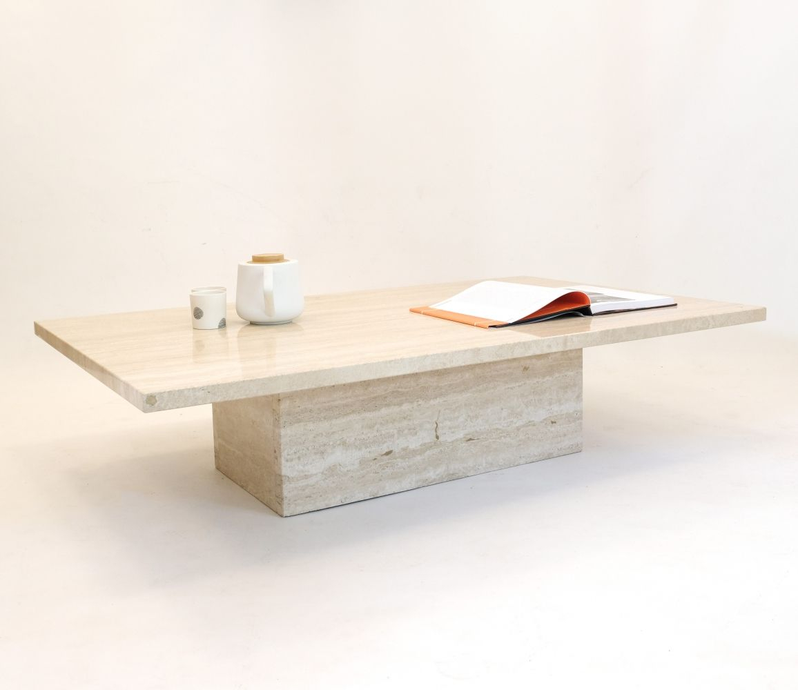 The Beauty Of Coffee Table Travertine - Coffee Table Decor in