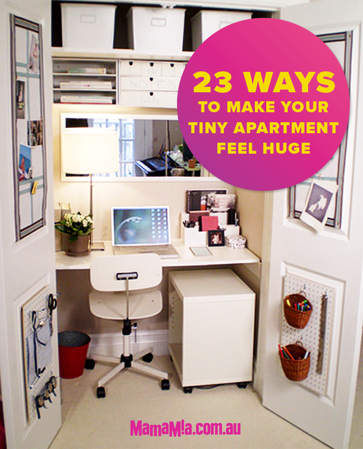 Tiny Apartment Ideas: 23 Ways To Make Your Small Space Feel Huge ... throughout