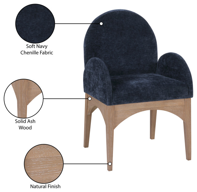 A Deep Dive into the Natural Finish and Chenille Fabric of Waldorf Chairs