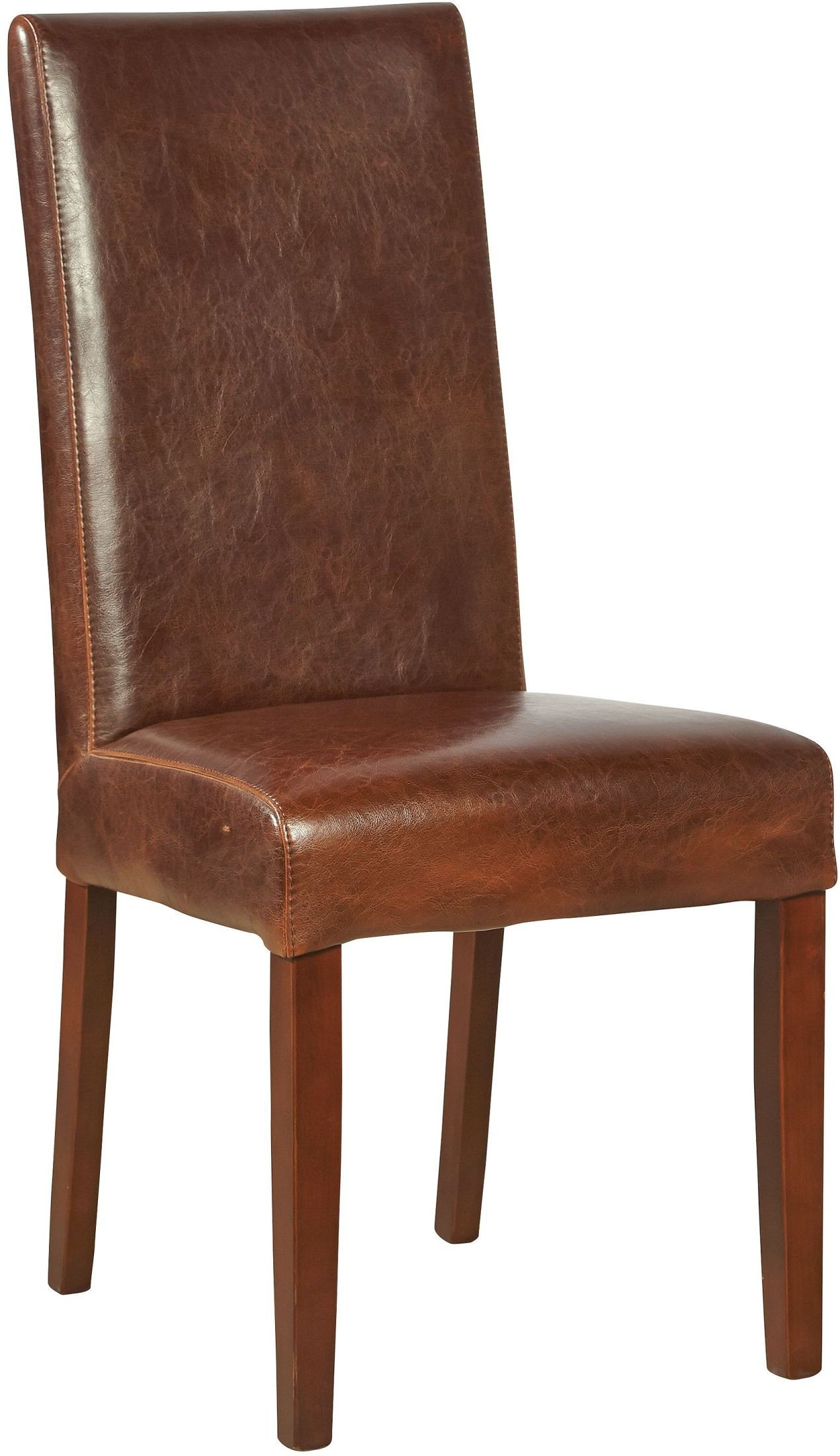 Warm Brown Leather Parsons Chair Set Of 2 From Furniture Classics ... inside Why the Brown Leather Parsons Chair Remains a Beloved Furniture Staple