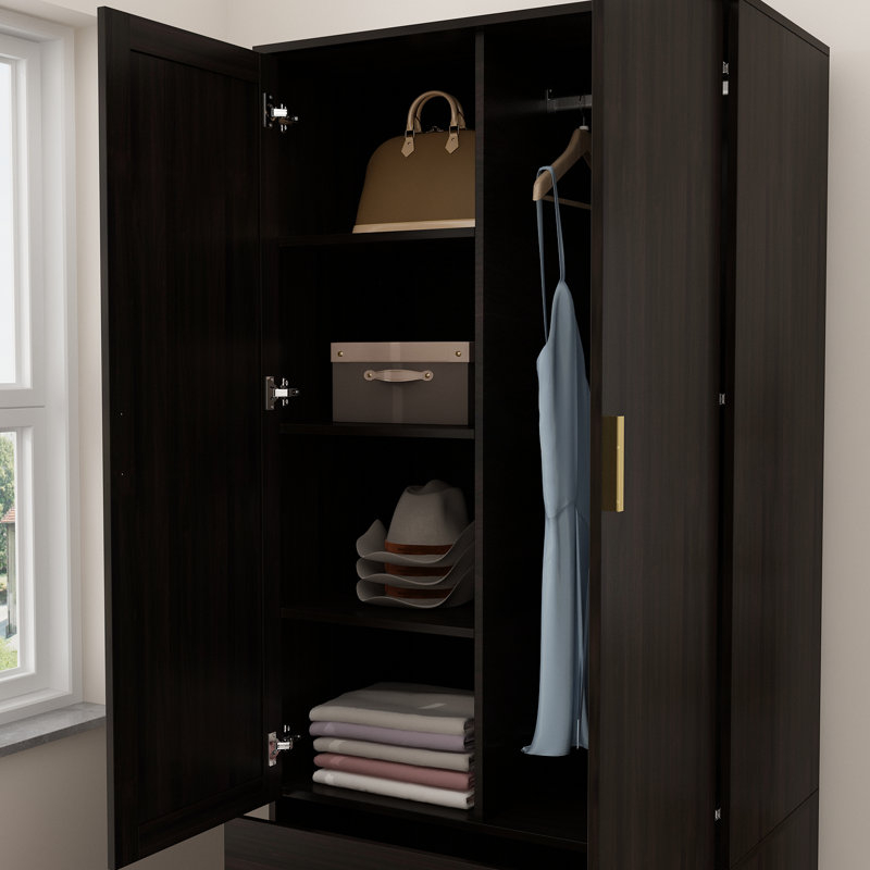Wildon Home® Arnettie Solid + Manufactured Wood Armoire &amp;amp;Amp; Reviews | Wayfair in