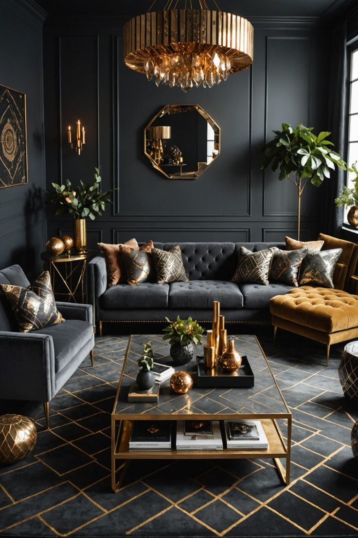 21 Incredible Dark Boho Living Room Ideas To Transform Your Space ... inside