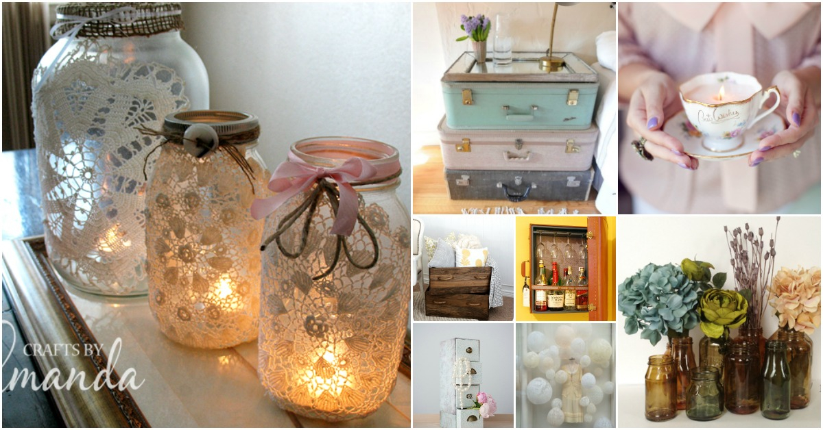 30 Charming Vintage Diy Projects For Timeless And Classic Decor - Diy ... in