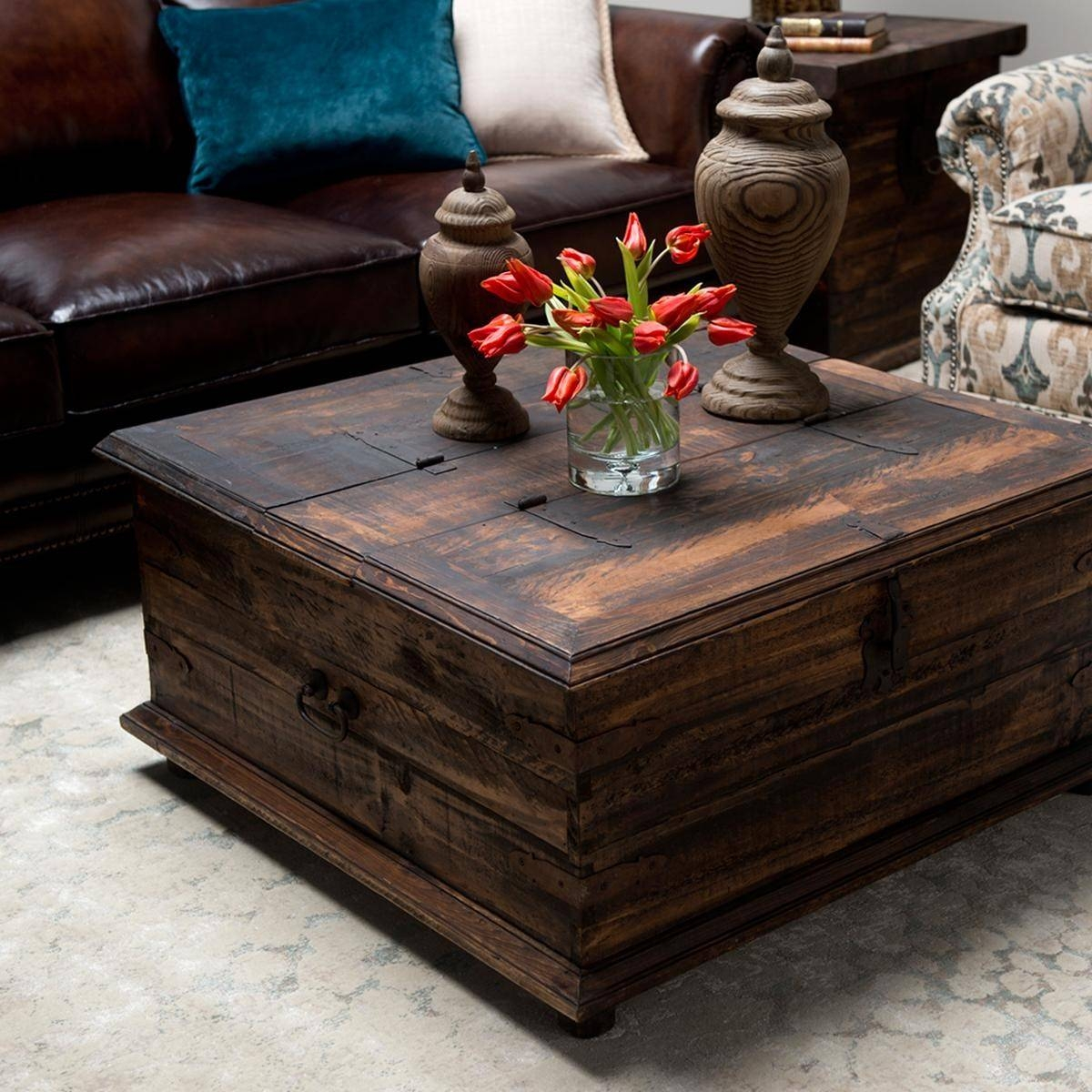 30 Photos Rustic Style Coffee Tables within