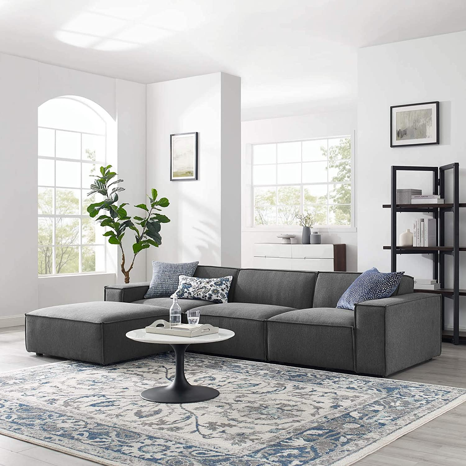 51 Sectional Sofas For Elegant And Functional Living Room ... pertaining to Designing with Upholstered Sectional Sofas Bringing Style and Comfort Home