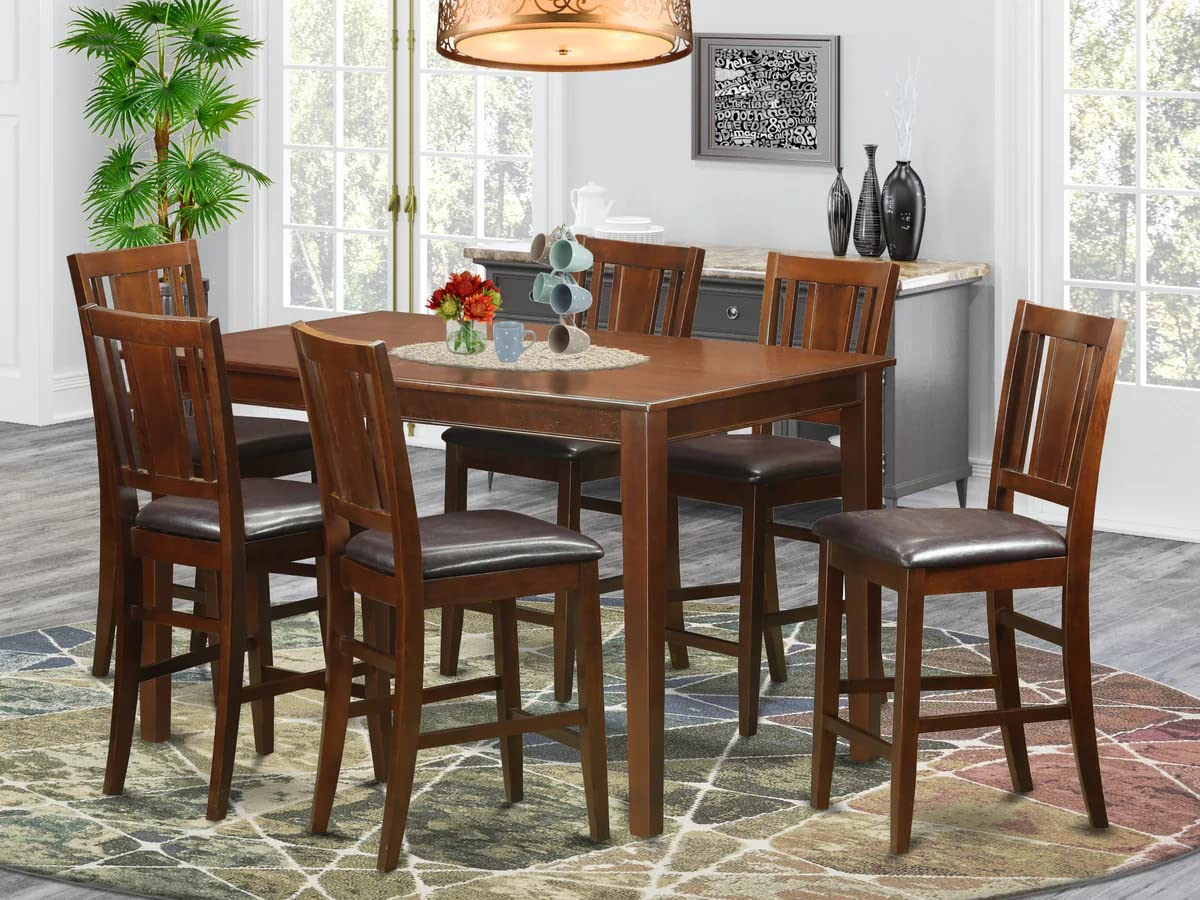 7 Piece Counter Height Dining Room Sets pertaining to