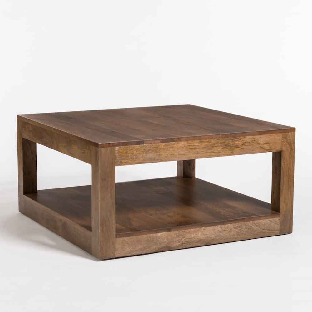 Styling Your Dawn Square Mango Wood Coffee Table Practical Design Tips
