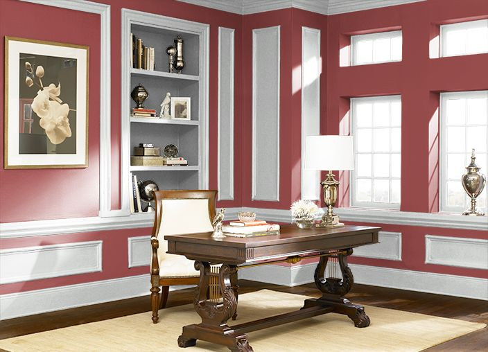 Behr, Persimmon Red inside