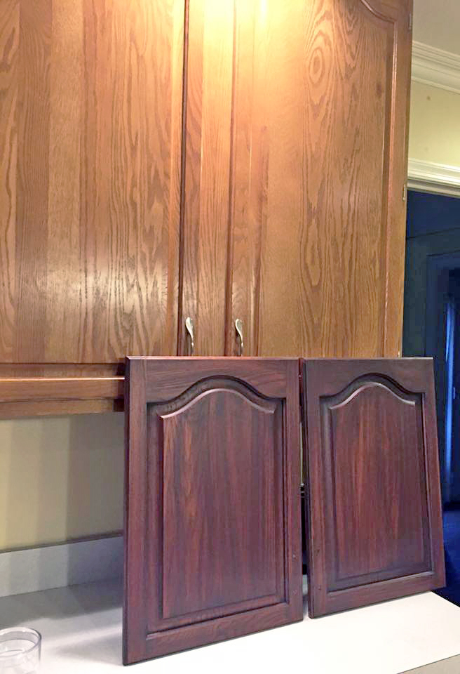 Brown Mahogany Cabinet Transformation | General Finishes Design Center with regard to Choosing the Perfect Rich Brown Mahogany Tower Cabinet for Your Collection