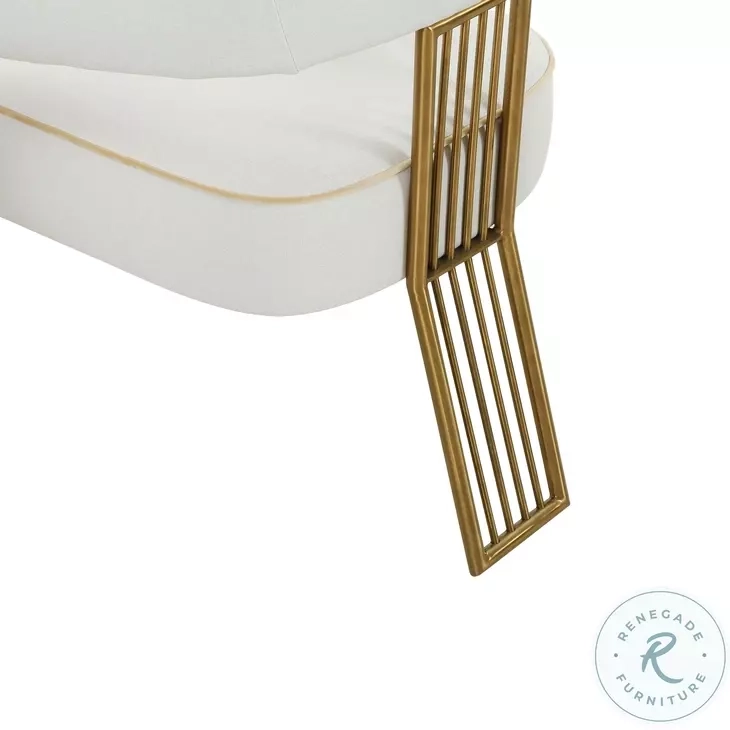 Corralis Cream Linen Dining Chair From Tov | Coleman Furniture inside