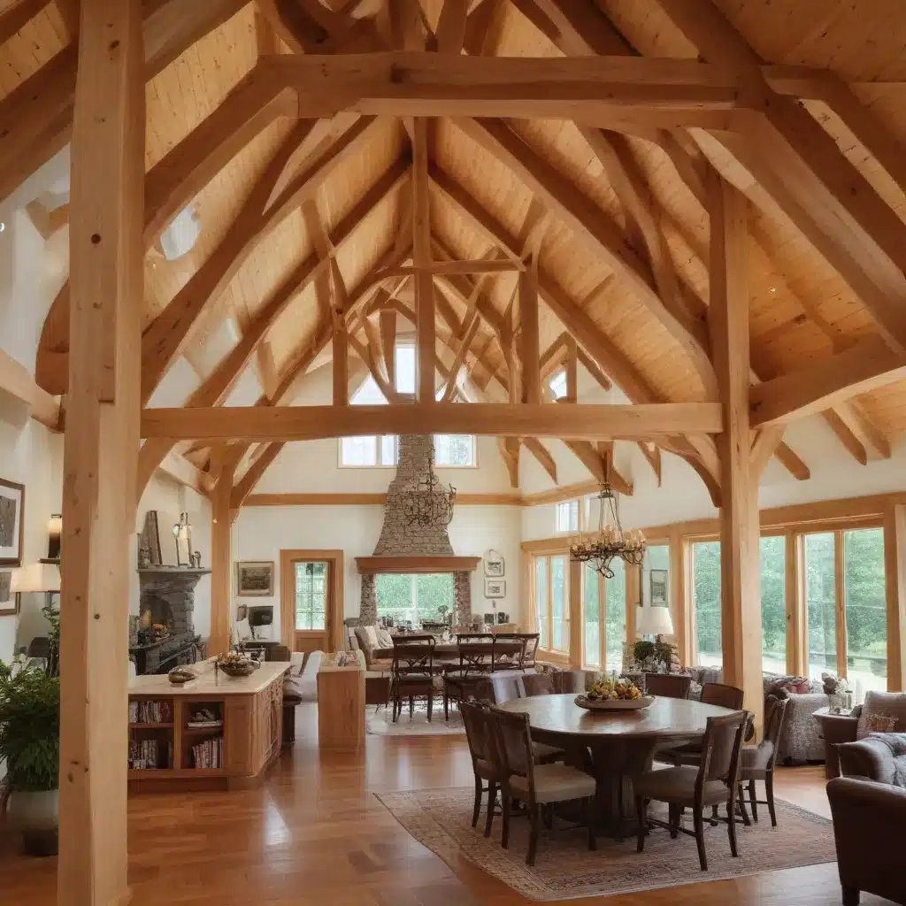 Crafting A Timeless Timber Frame Home - Jorgensen Log Homes throughout From Past to Present Crafting Homes with Timeless Decor