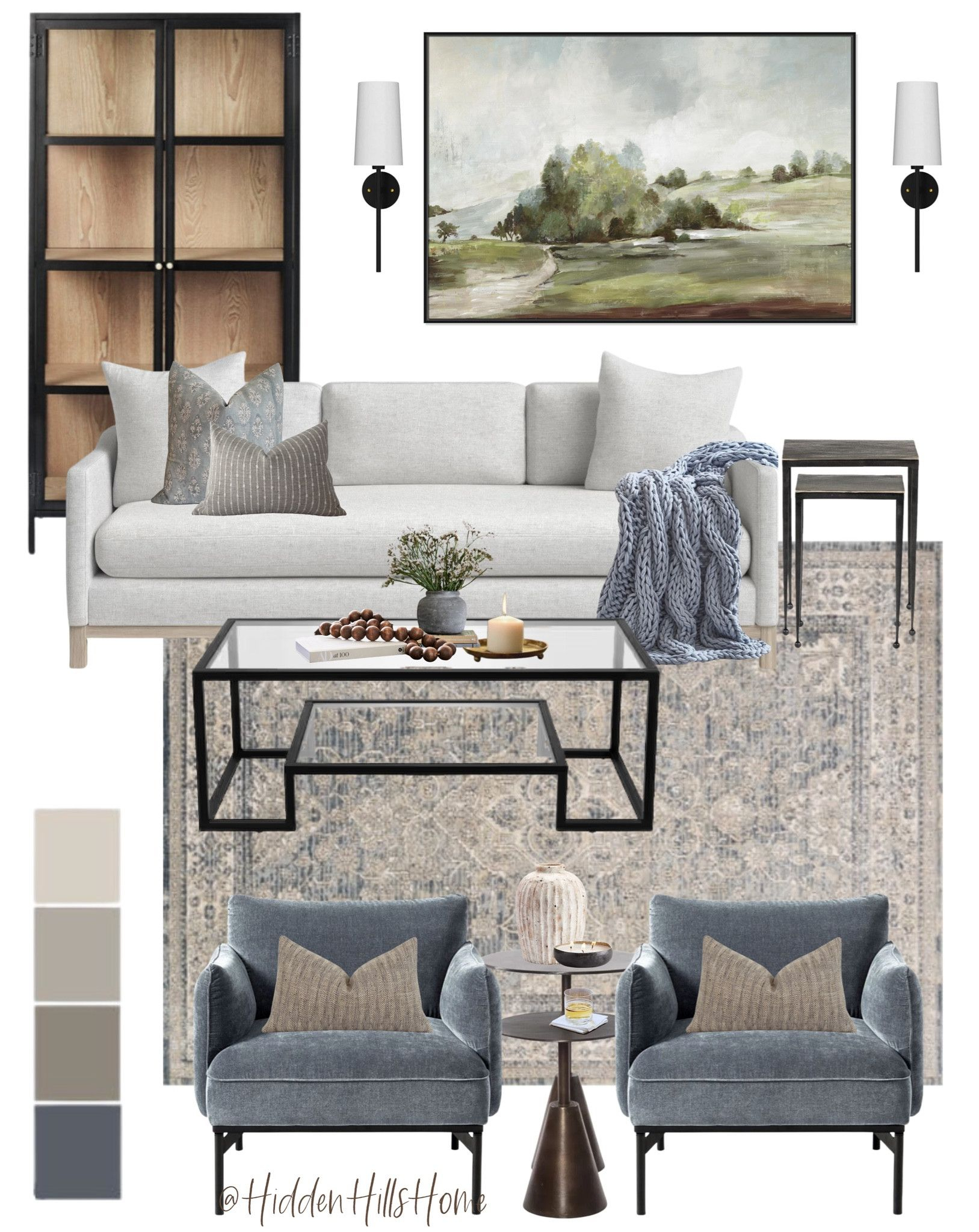 Curated Collections Of The Week Modern Classic Living Room Designs ... with regard to Crafting Your Savvy Luxe Living Room A Curated Product Board