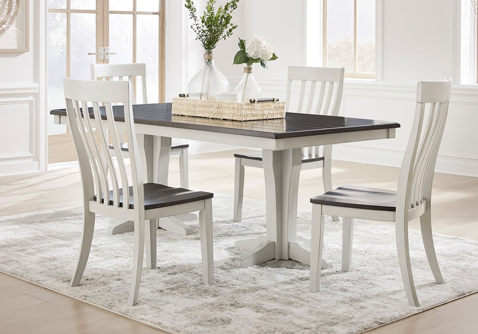 Darborn Two-Tone 5Pc. Dining Set | Cincinnati Overstock Warehouse throughout