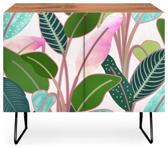 Deny Designs Color Paradise Credenza - Midcentury - Buffets And ... for