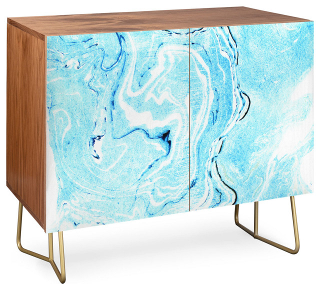 Deny Designs Credenza A Masterpiece of Texture and Materialality
