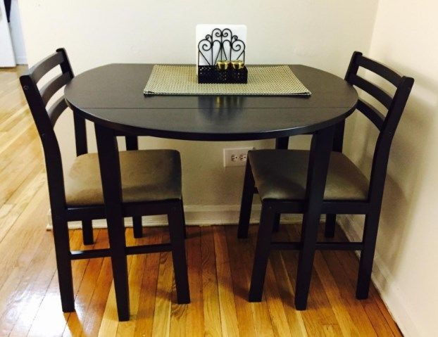 Dinette Sets For Small Spaces 3-Piece Breakfast Table And Chairs Set ... throughout Finding the Perfect 3-Piece Dinette Set for Small Spaces