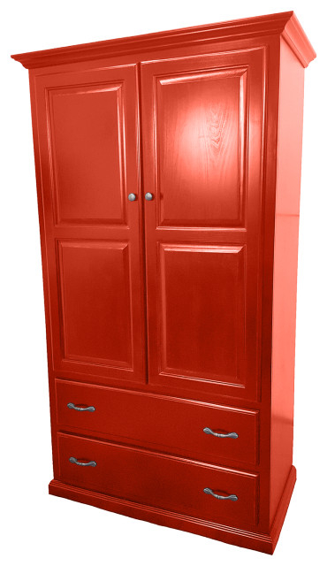 The Enduring Allure of Persimmon Red Arched Wardrobes