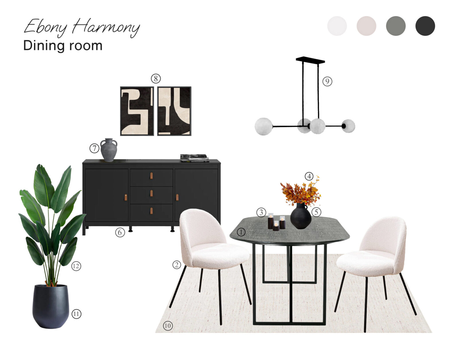 Transforming Your Space An Ebony Harmony Dining Room Guide